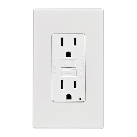 Leviton Leviton SmartlockPro 15 amps 125 V Duplex White GFCI Outlet 5-15R 1 pk C32-GFNT1-0PW